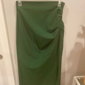 Green skirt